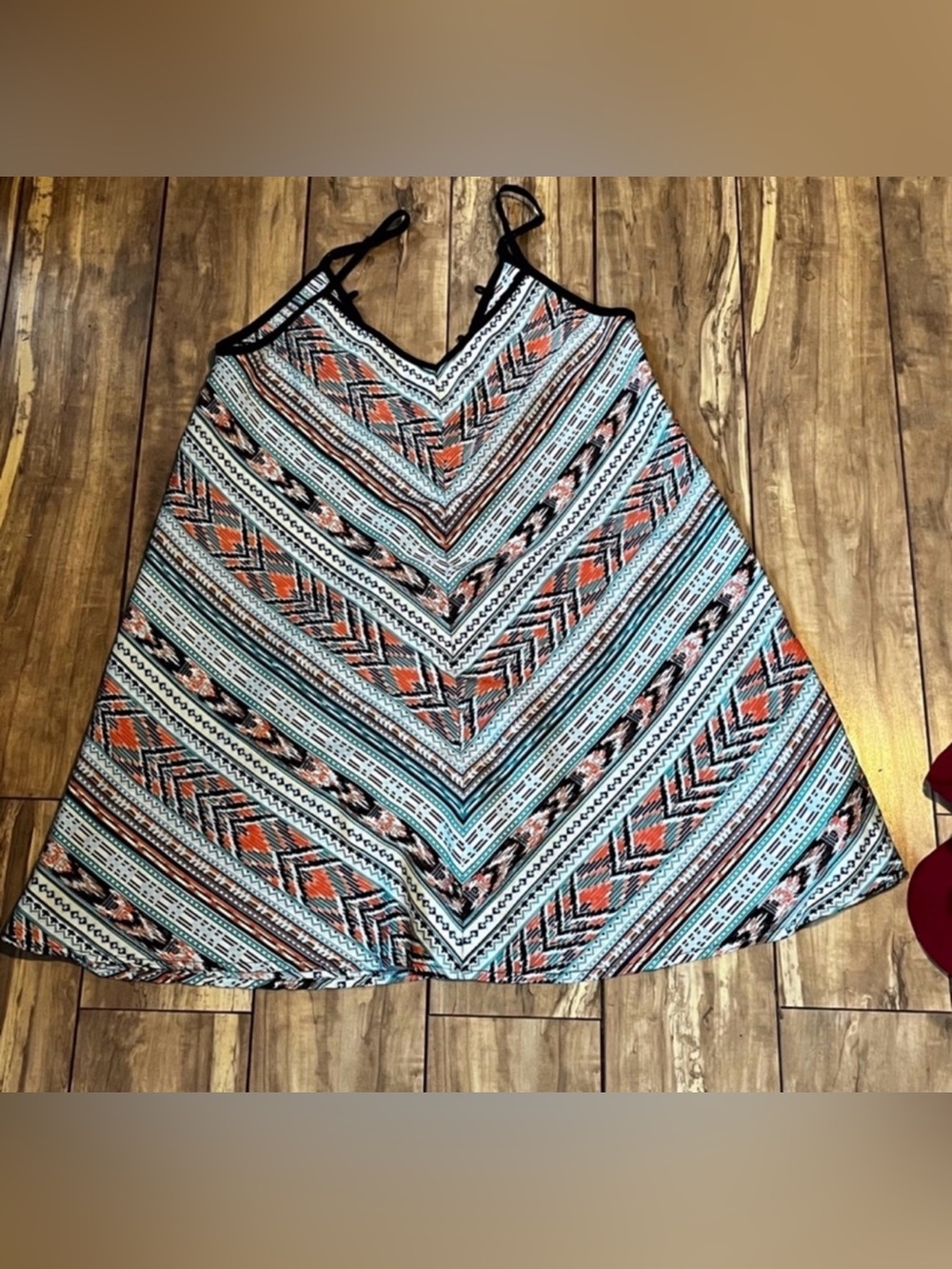 Band of Gypsies V-neck long-length tank top size small